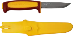 Нож MORAKNIV Basic 511 (C) Yellow/Dala Red 2023 Ltd. Ed, углеродистая сталь