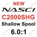 SHIMANO NASCI безынерционная катушка для спиннинга, C2000SHG