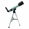 Телескоп рефрактор астрономический настольный, увеличение 90х, объектив 50 мм, фокус. 360 мм, видоискатель, 50360, BRAUBERG KIDS, 391396