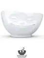 Салатник Tassen Мимика Grinning 1л, фарфор, белый, для СВЧ и ПММ