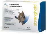 Стронгхолд капли спот-он для кошек 45 мг, 3 пипетки, от 2.6 до 7.5
