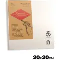Набор холстов на картоне 20х20см, 5 ШТ, 100% хлопок, 280г/м2