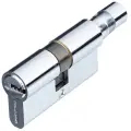Цилиндр Palladium 60 C BK CP 60 (30х30) мм ключ/вертушка хром