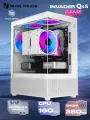 Корпус Invader Q4S + закаленное стекло, Micro-ATX, Mini-ITX