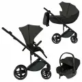 Коляска 3в1 Anex Mev, цвет Ditto (Графитовый)