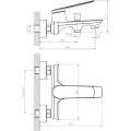 Смеситель для ванны 35k MIXLINE ML25-01 Real