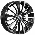 Колесный диск КиК Flanker 6,5x17/4x100 ET41 D60,1 Алмаз черный