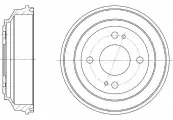 Барабан тормозной GD-06033 G-brake GD06033