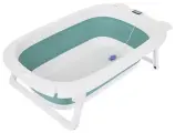Детская ванна складная Pituso (встроен. электронный термометр)бирюзовая
