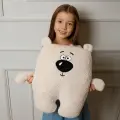 Мягкая декоративная подушка игрушка Мишка обнимашка 40см, Гранд Стиль