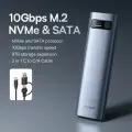 Baseus M2 алюминиевый корпус для NVMe SSD 8 ТБ, 10Gbps NVMe SATA