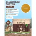 Антисептик-пропитка декоративная для дерева 2 в 1 Bioteks, сосна 9л