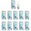 Лампа Накаливания Свеча 40W 220-240V E27 390Лм 2700К D-35mm L-97mm Диммируемая Свет Теплый белый Philips, уп. 10шт