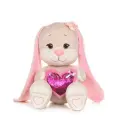 Мягкая игрушка Jack&Lin Зайка с розовым сердцем, 35 см JL-MRT-08202301-35