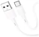 Кабель USB - Type-C HOCO X83 Victory, 1.0м, 3.0A, белый