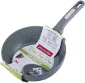 Сотейник 24 см. из литого алюминия Kamille KM-4292GR с мраморным покрытием (24 см. / серый)