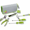 Набор инструмента бытового LISTOK зеленый в футляре 7шт LHP 1002