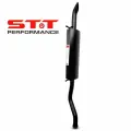 Глушитель STT Perfomance прямоточный для а/м Лада Веста / Тихий басс, овальный