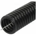 Труба гофрированная ПА 6 d23мм dвнутр.22.6мм dвнешн.28.5мм с протяжкой ПВ-0 темн. сер. (уп.50м) DKC PA612329F0