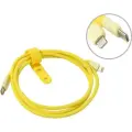 Кабель UGREEN US387, Lightning (m) - USB (m), 1м, MFI, 3A, желтый [90226]