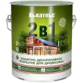 Защитно-декоративное Акватекс покрытие для древесины, пропитка по дереву, 2в1, сосна, 2,7 л