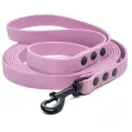 Поводок из биотана 10 м, ширина 16 мм, Woofy Iron, прорезиненный, водостойкий, лавандовый
