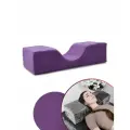 Подушка лешмейкера, лэшмейкера, для наращивания ресниц, высокая, велюровая, фиолетовый