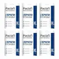 Paclan Professional Перчатки латексные с хлопковым напылением желтые, размер XL, 6 уп