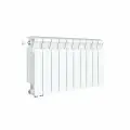 Радиатор отопления RIFAR Monolit Ventil биметаллический, 350 х 10 секций, нижнее подключение левое, цвет Белый