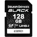 Карта памяти SD Delkin 128GB BLACK UHS-I SDXC