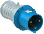 Вилка кабельная ABB 263 P6 IP44 63A 2P+E