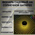 Светодиодные плавующие фонарики на солнечной батарее для бассейна разноцветный в комплекте 1 шт.
