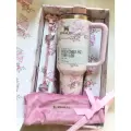 Термокружка STANLE С Цветами Love Snack Fancy в подарочной коробке 40 OZ