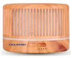 Увлажнитель воздуха Oulemei, аромадиффузор, 500 мл, 12W, LED 7 Colors, Таймер, Кабель 150 см, Цвет Дерево