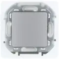 Переключатель одноклавишный IP44 (Алюминий) 10AX, 250В, Legrand INSPIRIA (комплект 10шт)