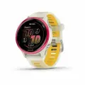 Умные часы Garmin Forerunner 570 - 42mm Raspberry Aluminium with Translucent Bone/Mango Band (010-02970-02)