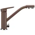 Смеситель для кухни с подключением фильтра ULGRAN U-010, Терракот-307