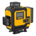 Лазерный уровень мультипризменный DLV 360-4T, 30 м, зеленый луч, Li-Ion 2,4 Aч, штатив Denzel 350815