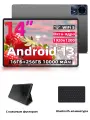 14 планшет, Android 13, 16 ГБ+256 ГБ, IPS FHD 1920*1200, Wi-Fi и Bluetooth, 4G LTE, с чехлом-клавиатурой Bluetooth
