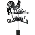 Флюгер кровельный декоративный Петух черный