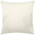 Наволочка - чехол для декоративной подушки на молнии Бархат АртДеко Экрю сливочный, 45 х 45 см.