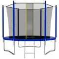 Каркасный батут SWOLLEN Lite Inside Overlap 8 FT 244х244х214 см, синий