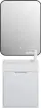 Мебель для ванной комнаты Uperwood Modul 50 подвесная, 1 дверца, матовая белая