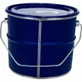 Ведро металлическое тара 3л, синий, крышка-обруч 19292