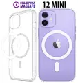 Чехол Luckroute для iPhone 12 Mini с поддержкой MagSafe для использования магнитных аксессуаров, противоударный, прозрачный