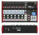 BG SE8-ME Пульт микшерный, 6 моно, 1 стерео, процессор эффектов, USB, MP3 плеер, BT, 2 полосный эквалайзер, фантомное питание