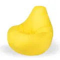 Мир Пуффов Кресло-мешок «Груша» размер- XXL(ростом до 170см), Желтый оксфорд , с ручкой для переноски