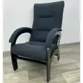 Кресло Классика мягкое для отдыха в комнату, гостиную или спальню, цвет черный