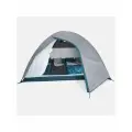 Палатка Quechua MH100, кемпинговая, 4-местная, серая, вес 4.65 кг