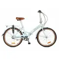 Складной велосипед SHULZ Krabi V-brake, колеса 24″, 3 скорости - голубой